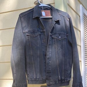 Levi’s vintage faded black denim jacket